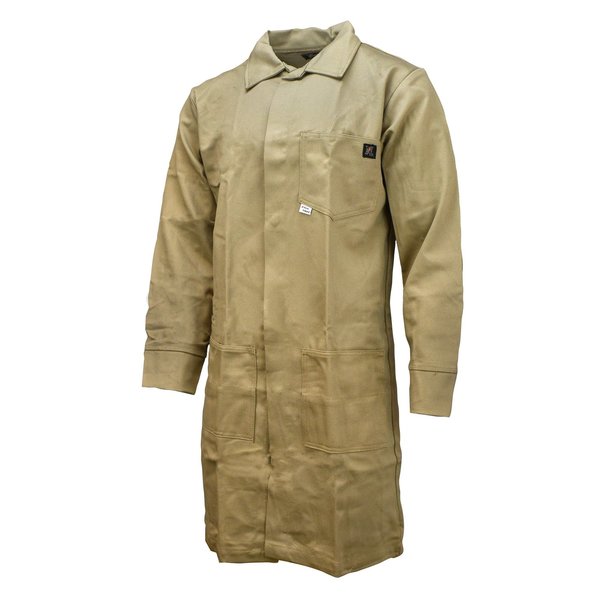 Neese Workwear 9 oz Indura FR Lab Coat-KH-M VI9LCKH-M